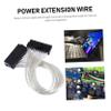 HOMSFOU 4pcs Computer Power Cable ATX Power Supply Extension Wire Motherboard Cable view 4