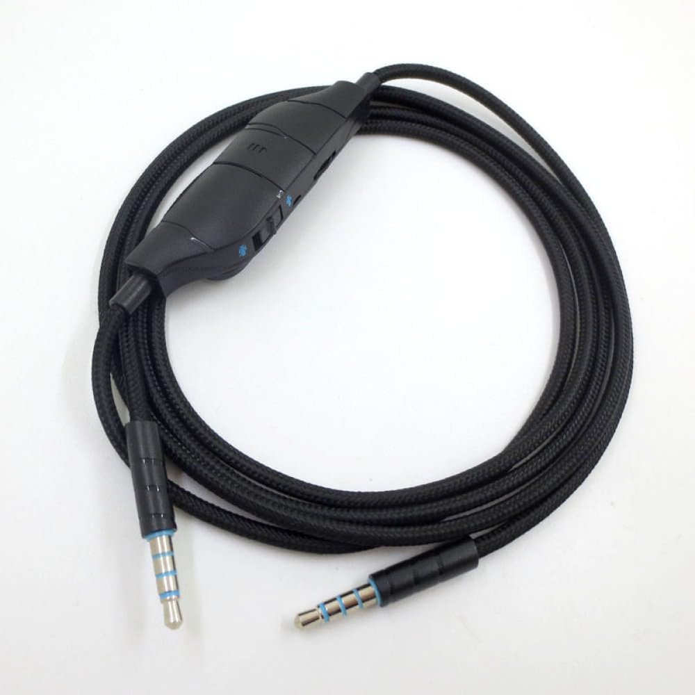 CHICHIYANG 1.5m/59.06in Oxygen-Free Copper Headphone Cable Spare Parts for Logitech G633 G635 G933 G935 Gaming Headsets