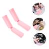 MERRYHAPY 2pcs Nail Drill Bit Organizer Box Polishing Heads Storage Holder for Manicure Use Compact Design for Easy Access and Display for Salon and Home Use Pink view 2