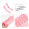 MERRYHAPY 2pcs Nail Drill Bit Organizer Box Polishing Heads Storage Holder for Manicure Use Compact Design for Easy Access and Display for Salon and Home Use Pink view 3