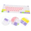 Gadpiparty 3pcs Keyboard Cover Ergonomic Keyboard Case Water Dust Stain Protector Skin for Laptop Key Cover Backlight Pass view 4