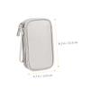FELTECHELECTR Hard Drive Case Headphone Organizer Charger Organizer Earphone Bag Cord Organizer Case Headphone Charger Electronic Cord Power Supply Polyester Oxford Travel Hard Disk view 4