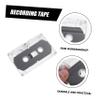 Mikikit 4pcs Blank Cassette Tapes for Voice and Music Recording Supply Hard Case for Parties and Teaching view 3