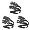Kisangel 6pcs Outdoor Walking Shoes Cover for Ice Climbing Crampon Cleat Silicone Traction for Men Women view 1