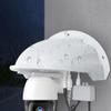 ARTIBETTER 2 Pcs Universal Sun Rain Shade Camera Covers Shield Camera Protective Covers for Outdoor Security Cameras White view 4