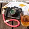 VOVMOEYA Rope Camera Wrist Strap for Sony Fujifilm Nikon Canon DSLR - Hand Strap - Pink view 4