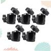 Veemoon 5pcs Mobile Phone Clip Adapter Spherical and Screw Lightweight Metal Cold Shoe Flash Stand Bracket for Tripods and Portable Design view 4