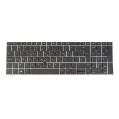 AZUBAYCOM Laptop Computer Replacement Keyboard for HP Zbook 15 G5/ G6, 17 G5/G6, L12764- L12765- L28407- L29635-, Backlit (HE Hebrew Layout)