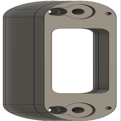 Angled Doorbell Wedge Mount Bracket compatible with Arlo 2K Video Doorbell AVD4001 (2nd Generation) (White, 35-Degree)