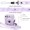 VOVMOEYA Camera Strap Kids,Camera Lanyard Neck Strap kids,iPad Strap for Kid,Children Camera Strap for Fujifilm mini Camera Kodak Smile + Smile plus(Purple) view 2