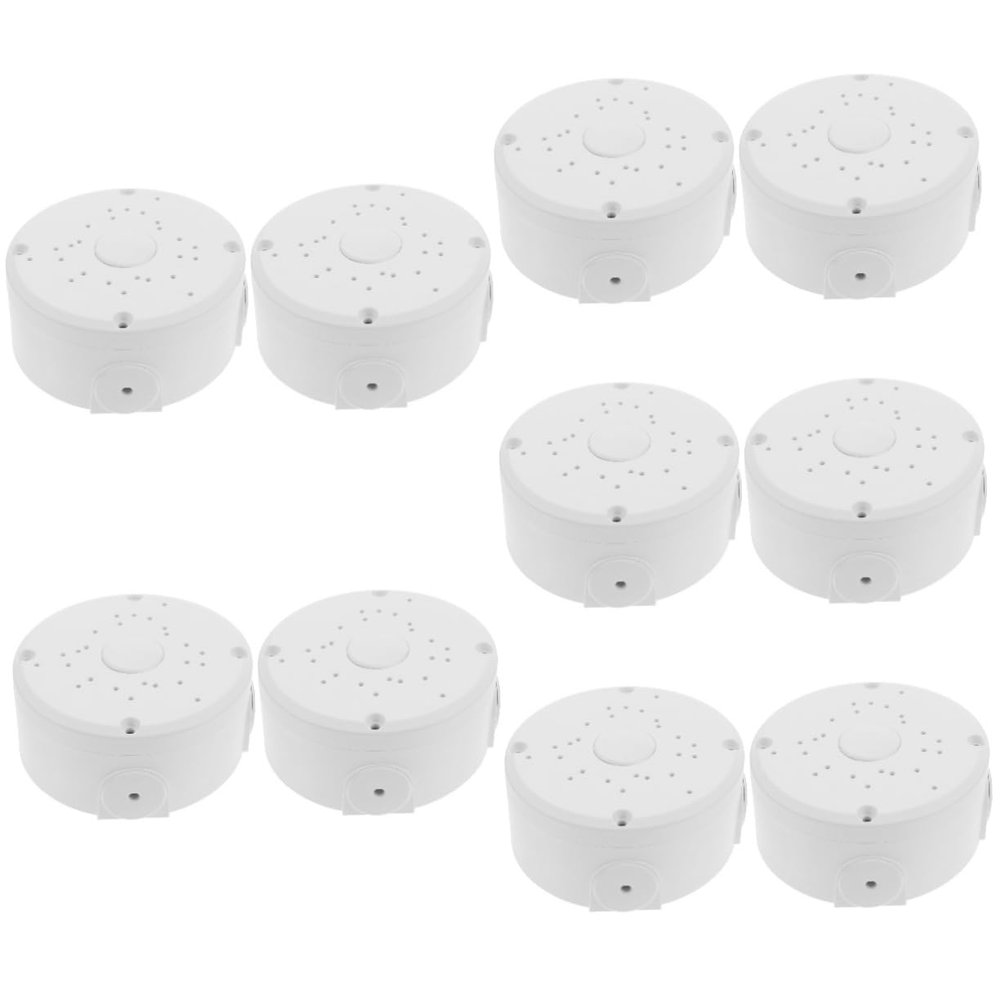 OSALADI 10pcs Box Weatherproof Electrical Boxes Outdoor Electric for Camera Cable Hider Junction Cover