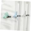 Amosfun 2pcs Mop Hook Bathroom Wall Mount Holder Wall Hook Cleaning Tool Organizer Wall Mounted Organizer Broom Wall Mop Rack Organizer Wall Mounted Hooks Shelf Wall-mounted Plastic view 3