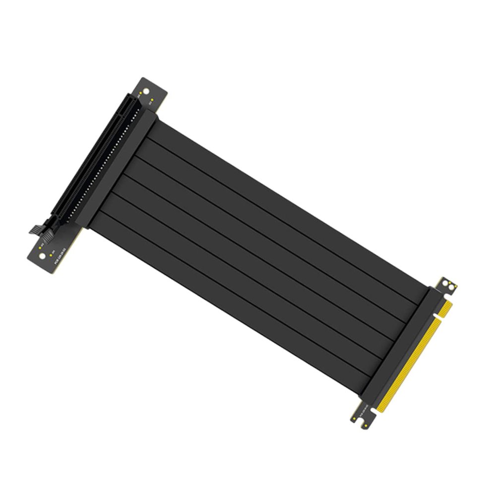 Gadpiparty 90degree Pci Express Riser Cable Extension Adapter Pci for Stable Graphics Card Connection High- Transmission Computer Supply for Gaming and Workstations