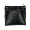 NOLITOY Leather Scissor Holder Pouch for Salon Stylists Multifunctional Tools Organizer for Combs Clips Hair Shears Black view 1