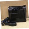 NOLITOY Leather Scissor Holder Pouch for Salon Stylists Multifunctional Tools Organizer for Combs Clips Hair Shears Black view 3