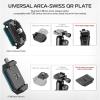 F38 Camera Quick Release Kit 2268 w 1/4" to 3/8" Screw Thread Fits for Tripod Monopod DSLR Stabilizer Slider view 2