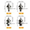 4PCS Speaker Spikes Floor Protectors, HiFi Speaker Isolation Stand Feet Pad, Stainless Steel Speaker Spike Shock Absorber Vibration Dampener, Shockproof Speaker Isolation Spikes view 2