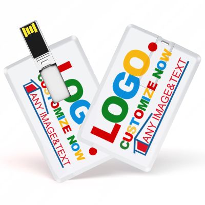 Custom USB Flash Drive 8GB 3.0 25 Pack Credit Card Shaped Customized Thumb Drive 8GB,Branding Made Easy with Customizable USB Drive,Personalized USB Drive with Logo as Promotional Favorsd Gift