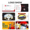 Custom USB Flash Drive 8GB 3.0 25 Pack Credit Card Shaped Customized Thumb Drive 8GB,Branding Made Easy with Customizable USB Drive,Personalized USB Drive with Logo as Promotional Favorsd Gift view 2