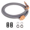 VOVMOEYA Camera Strap Rope,Camera Neck Strap Shoulder Strap for Fujifilm X100VI X100V XS20 XT5 for A6000 A6100 A6400 A6700 A7IV for Canon EOS R6 R10 for Nikon D850 D5600 D7500 - Grey view 2