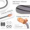VOVMOEYA Camera Strap Rope,Camera Neck Strap Shoulder Strap for Fujifilm X100VI X100V XS20 XT5 for A6000 A6100 A6400 A6700 A7IV for Canon EOS R6 R10 for Nikon D850 D5600 D7500 - Grey view 3