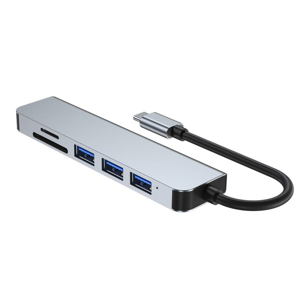 Gadpiparty 3pcs USB Hub for Phone and Tablet Ports Type Dock Video Output Card Reader and Power for Laptop and Mobile Devices