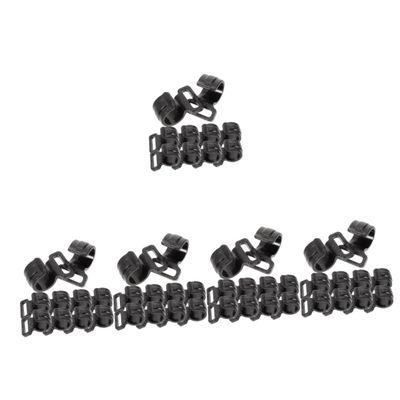 Kisangel 50pcs Camping Tent Pole Hooks Outdoor Hooks Sturdy Plastic for Tent Accessories Camping Gear