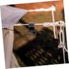 Kisangel 50pcs Camping Tent Pole Hooks Outdoor Hooks Sturdy Plastic for Tent Accessories Camping Gear view 4