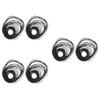 jojofuny 6packs Replacement Cassette Tape Machine Belt for Recorder High Wear Resistance Square Rubber Belt view 1