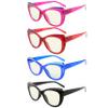 Eyekepper 4-pack Reading Glasses Blue Light Blocking for Women Bling Design Cateye Readers +3.50 view 1