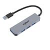 Hylikes USB 3.0 Hub, 4 Ports USB 3.0 Hub with 5Gbps Data Transfer for Laptop,Dell, Chromebook,Keyboard,Mouse,HDD,iPhone 15/15 Pro,Galaxy S23, and More view 1