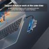 Hylikes USB 3.0 Hub, 4 Ports USB 3.0 Hub with 5Gbps Data Transfer for Laptop,Dell, Chromebook,Keyboard,Mouse,HDD,iPhone 15/15 Pro,Galaxy S23, and More view 3