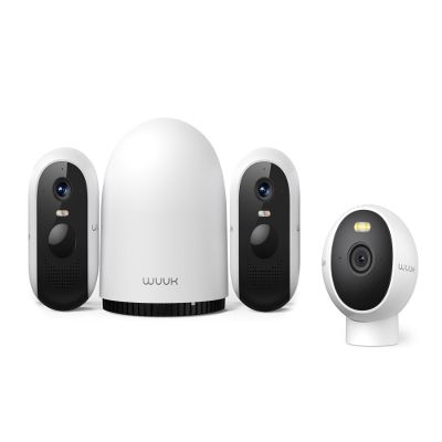 WUUK 2 Outdoor Camera and 4MP Indoor/Outdoor Wired Camera