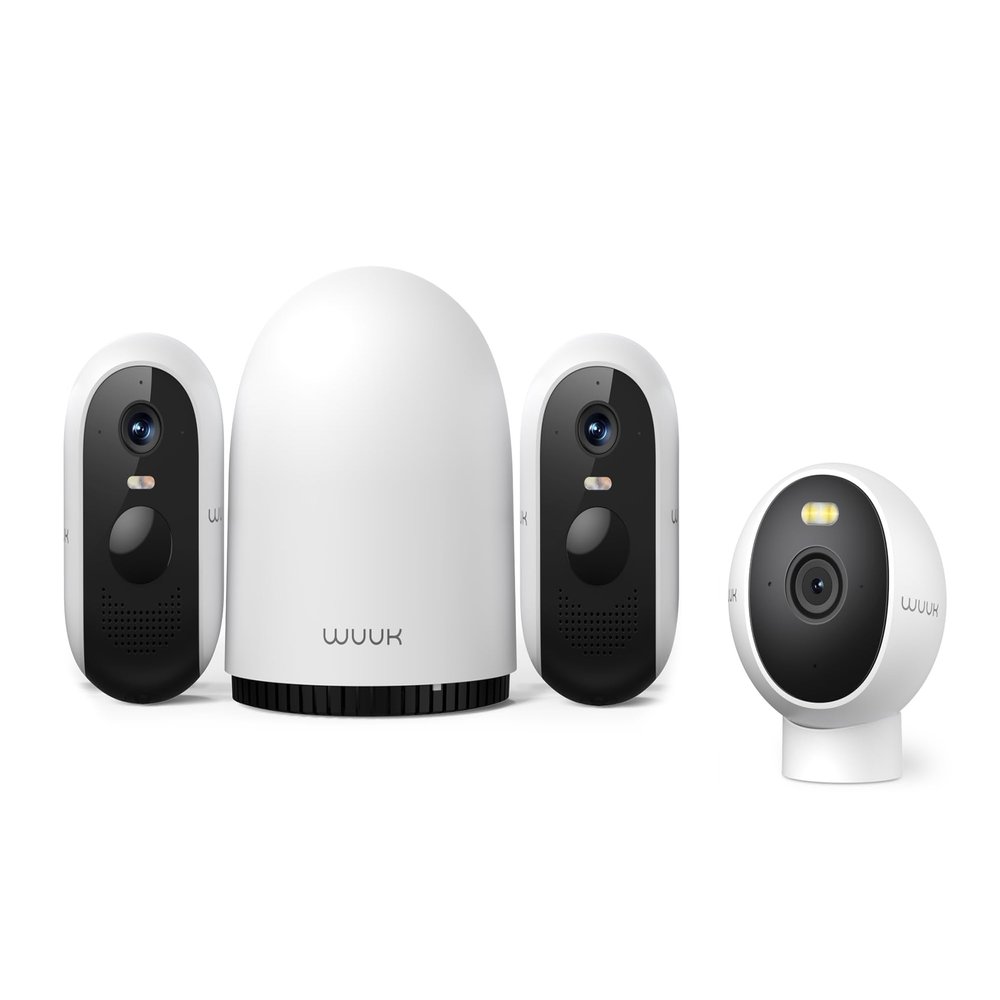 WUUK 2 Outdoor Camera and 4MP Indoor/Outdoor Wired Camera