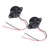 CALLARON 2pcs Buzzer Alarms for Door Chimes Electric Buzzer Security System Siren Wires view 1