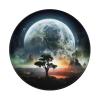NONHAI 4 PCS Mousepad with Non-Slip Rubber Base 8"" Round Mouse-Mat with Stitched Edge Planet View Gaming Mousepad for Wireless Mouses Computer Laptop Home Office Desk Pad view 1
