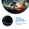 NONHAI 4 PCS Mousepad with Non-Slip Rubber Base 8"" Round Mouse-Mat with Stitched Edge Planet View Gaming Mousepad for Wireless Mouses Computer Laptop Home Office Desk Pad view 4