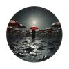 2 PCS Mousepad with Non-Slip Rubber Base 8" Round Mouse-Mat with Stitched Edge Sadness Stormy Day Umbrellas Gaming Mousepad for Wireless Mouses Computer Laptop Home Office Desk Pad view 1
