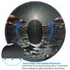 2 PCS Mousepad with Non-Slip Rubber Base 8" Round Mouse-Mat with Stitched Edge Sadness Stormy Day Umbrellas Gaming Mousepad for Wireless Mouses Computer Laptop Home Office Desk Pad view 3