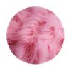 4 PCS Mousepad with Non-Slip Rubber Base 8" Round Mouse-Mat with Stitched Edge Pink Velvet Furry Textured Pattern Gaming Mousepad for Wireless Mouses Computer Laptop Home Office Desk Pad view 1