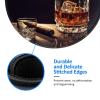 2 PCS Mousepad with Non-Slip Rubber Base 8" Round Mouse-Mat with Stitched Edge Whisky and Cigar Gaming Mousepad for Wireless Mouses Computer Laptop Home Office Desk Pad view 4