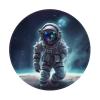 2 PCS Mousepad with Non-Slip Rubber Base 8" Round Mouse-Mat with Stitched Edge Galaxy Astronaut Gaming Mousepad for Wireless Mouses Computer Laptop Home Office Desk Pad view 1
