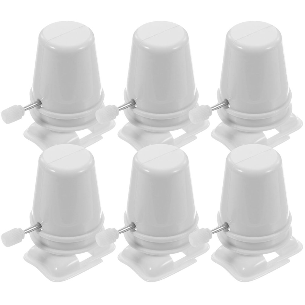 ABOOFAN 12 pcs Clockwork Toy Movement White Plastic