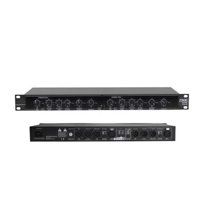 234XL Stereo 2/3 Way, Mono 4 Way Crossover with XLR Connectors, Professional Crossover for Outdoor Stage Performance