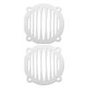 KACEPAR Speaker Trim Grill Cover, Motorcycle Horn Cover, Round Speaker Grill Cover, Audio Fairing Mount Speaker Trim Grill Cover, Black view 2