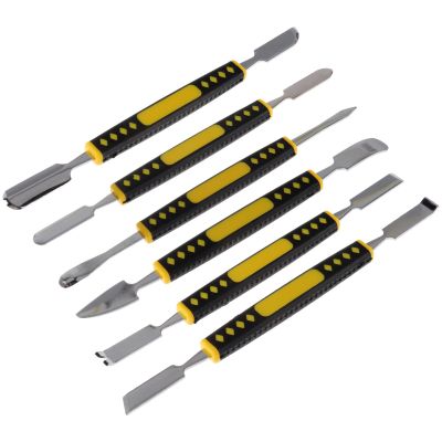 Gadpiparty 18 Pcs Claw Nail Set Computer Disassembling Tool Compact Phone Shell Crowbar Automotive Pry Bar Shell Dismantling Tool Pry Bars Small Steel Multifunction Phone Case, 20x9.3cm x3pcs