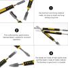 Gadpiparty 18 Pcs Claw Nail Set Computer Disassembling Tool Compact Phone Shell Crowbar Automotive Pry Bar Shell Dismantling Tool Pry Bars Small Steel Multifunction Phone Case, 20x9.3cm x3pcs view 3