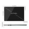 10.5 Inch Portable Touchscreen Monitor, 1920x1280 USB C HD Multimedia Interface Second External Monitor with Dual Speakers, for Laptop, PC, Phone, for Switch view 2
