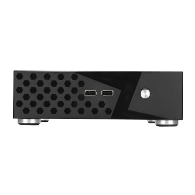 Desktop Computer Case, Mini ITX Case Sturdy Easy Good Heat Dissipation Light Delicate for Hotel Computers for SelfService Terminals