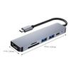 HOMSFOU 2pcs USB Multi-Port Adapter Portable Data Hub USB Splitter Tv Converter Fast Charging Pd view 3